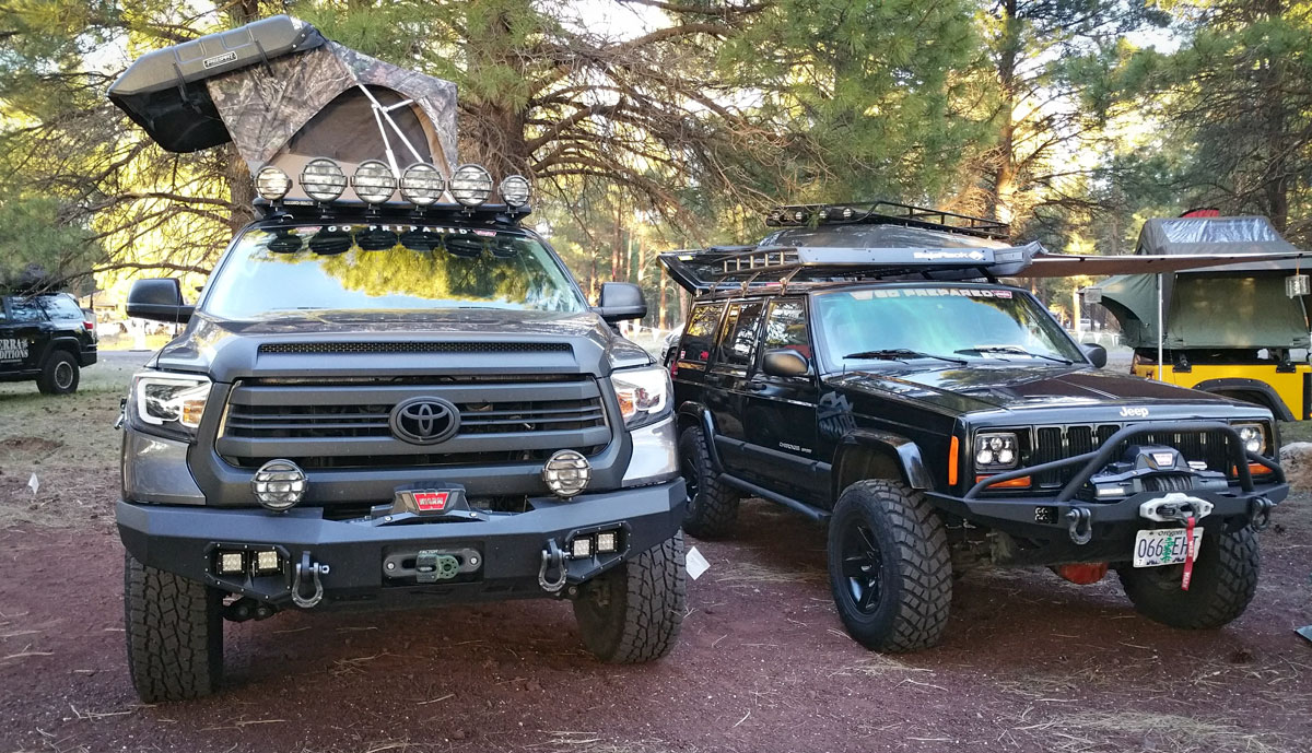Overland Expo West 2017 Adventuremobiles in Arizona WARN Industries
