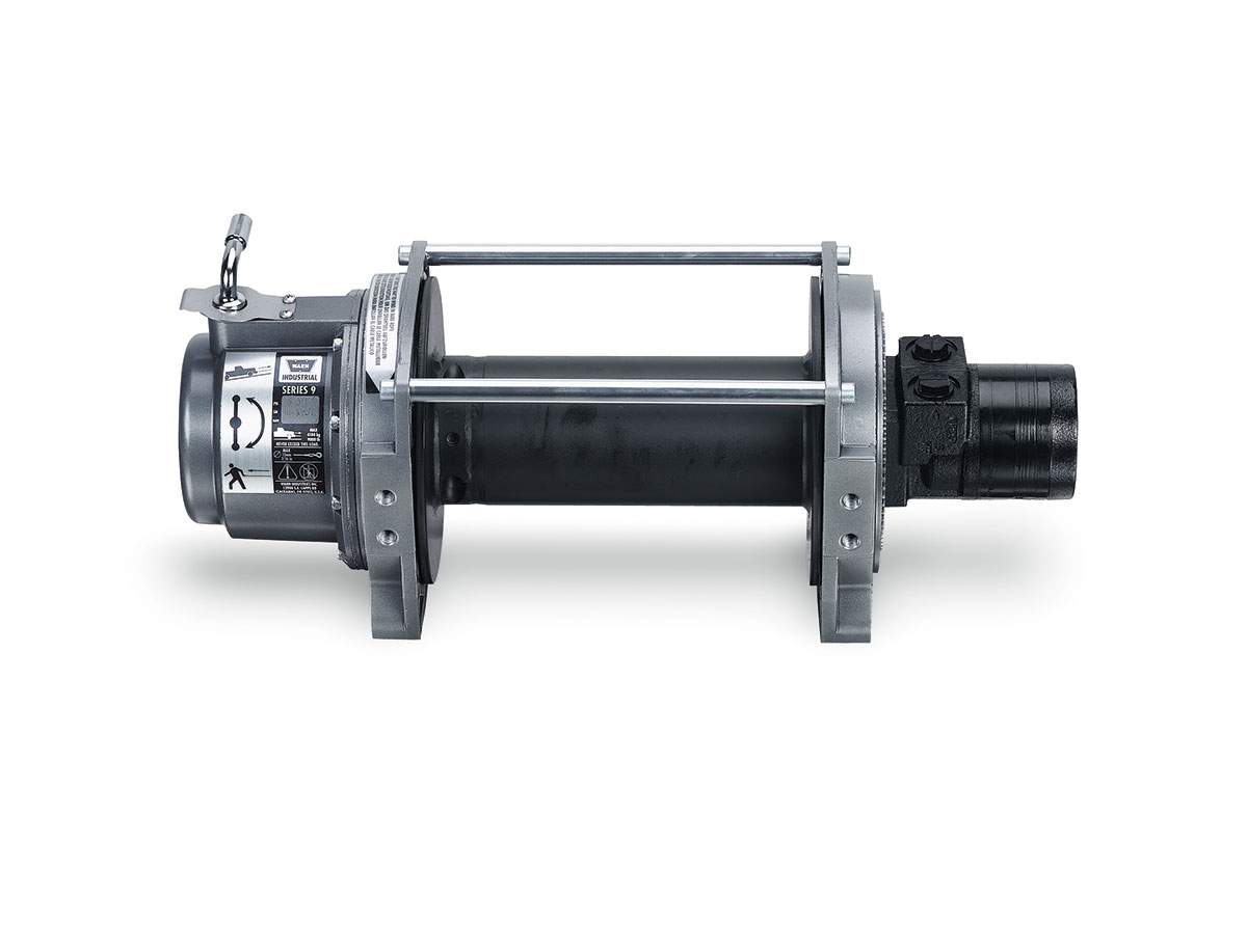 Series 9 Industrial Hydraulic Winch 9,000 lb WARN Industries Go