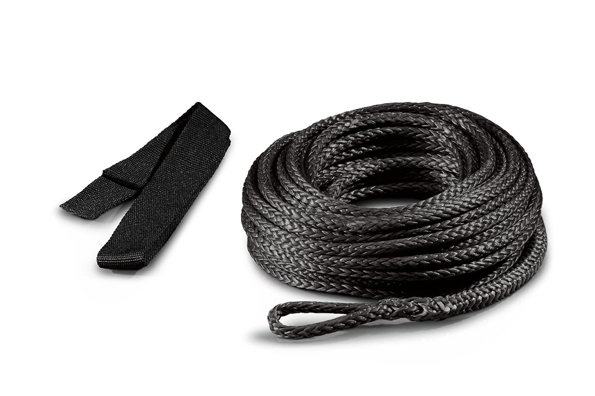 50' x7/32" Synthetic Rope Conversion Kit with Roller Fairlead 77835